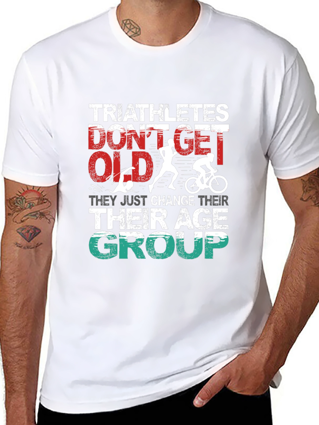Triathlete Age Group Change T-Shirt