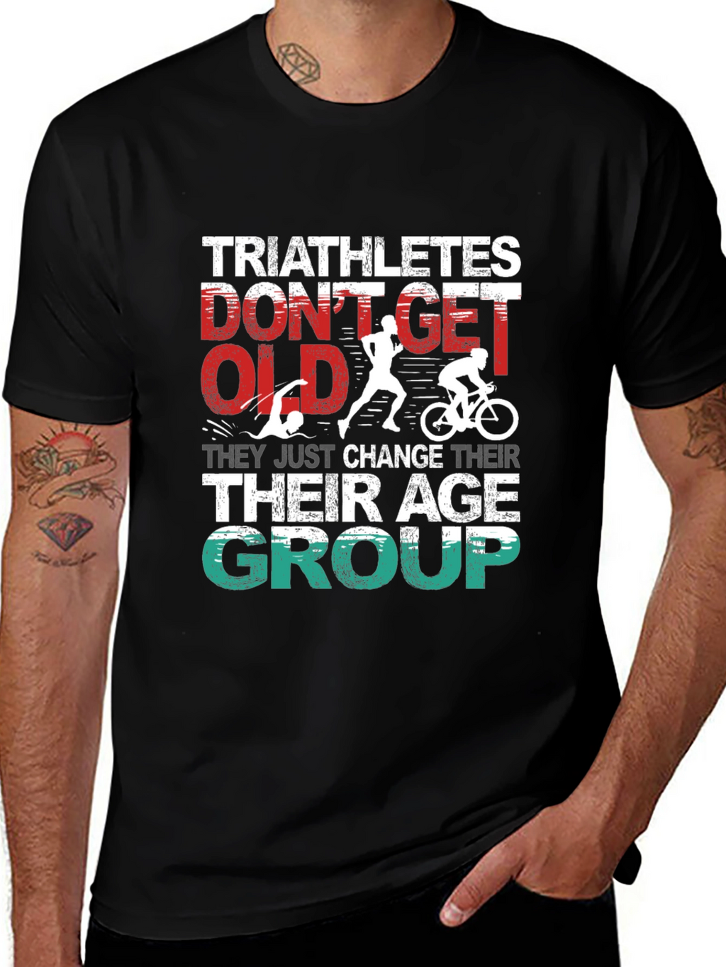 Triathlete Age Group Change T-Shirt