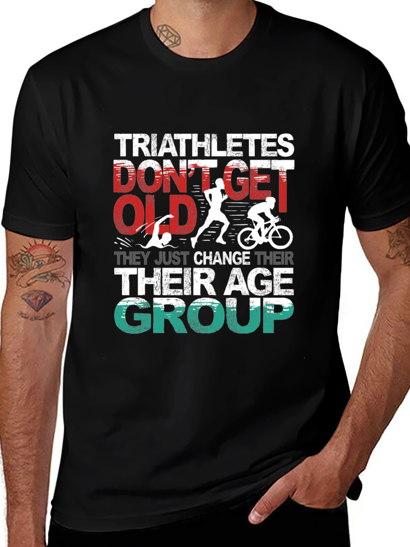 Triathlete Age Group Change T-Shirt