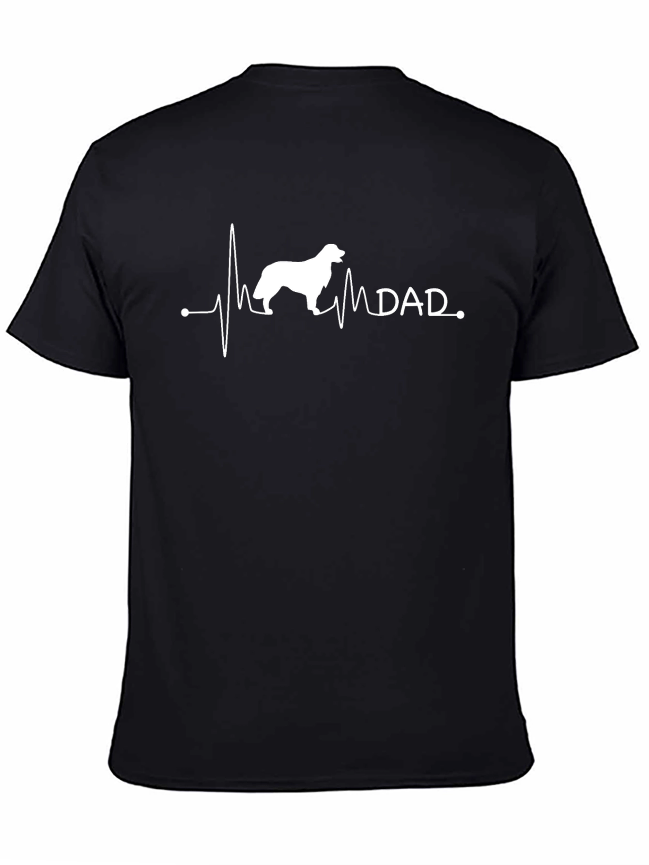 Dog Dad Heartbeat T-Shirt - Perfect for Dog Lovers!