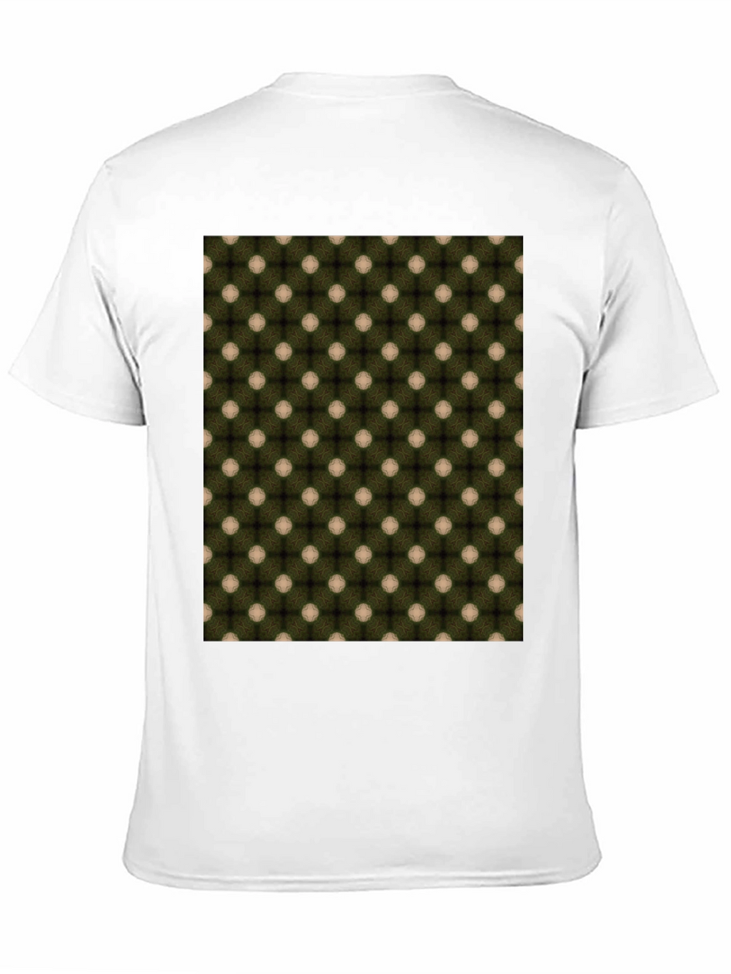 Patterned Crew Neck T-Shirt