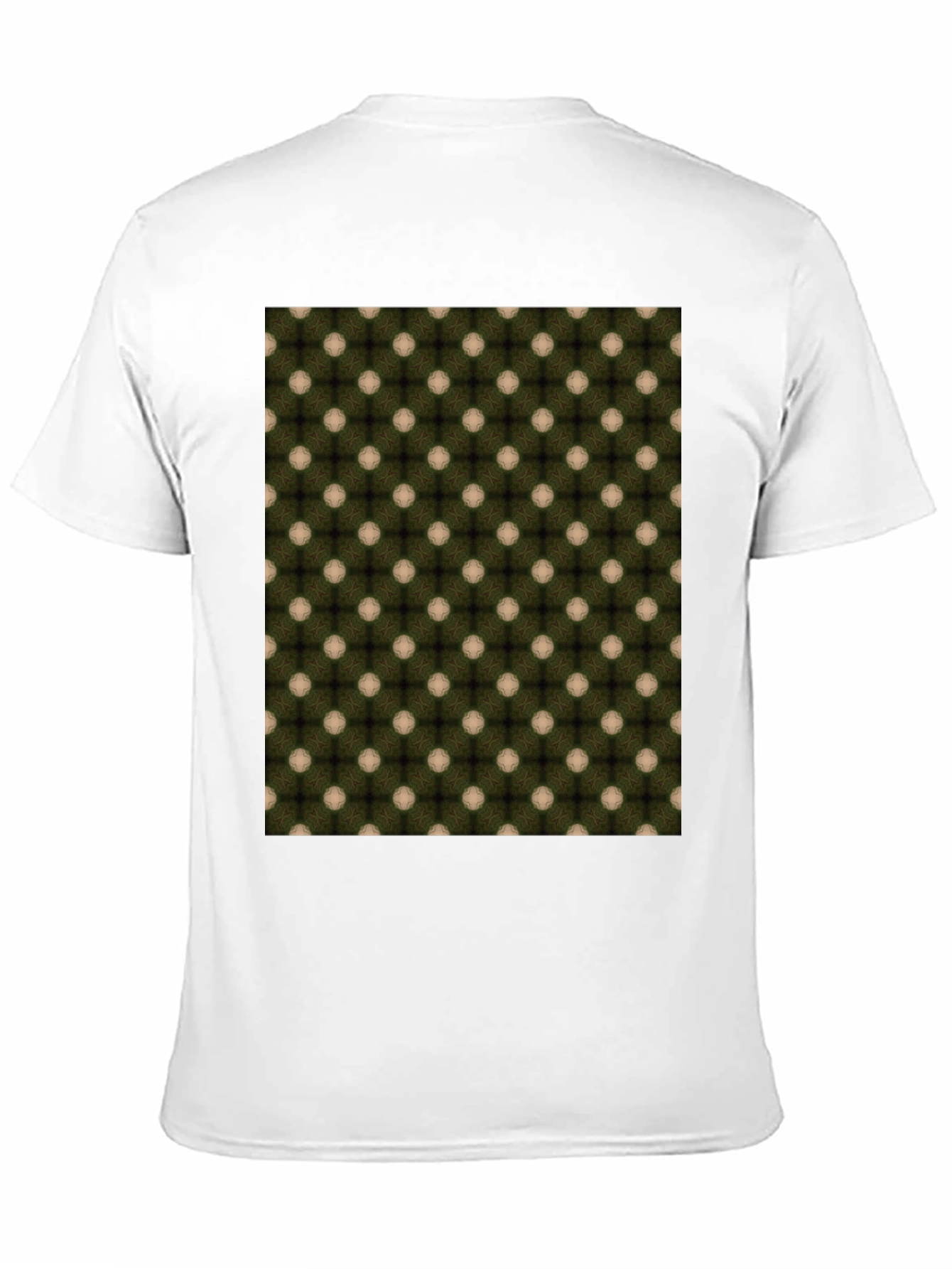 Patterned Crew Neck T-Shirt