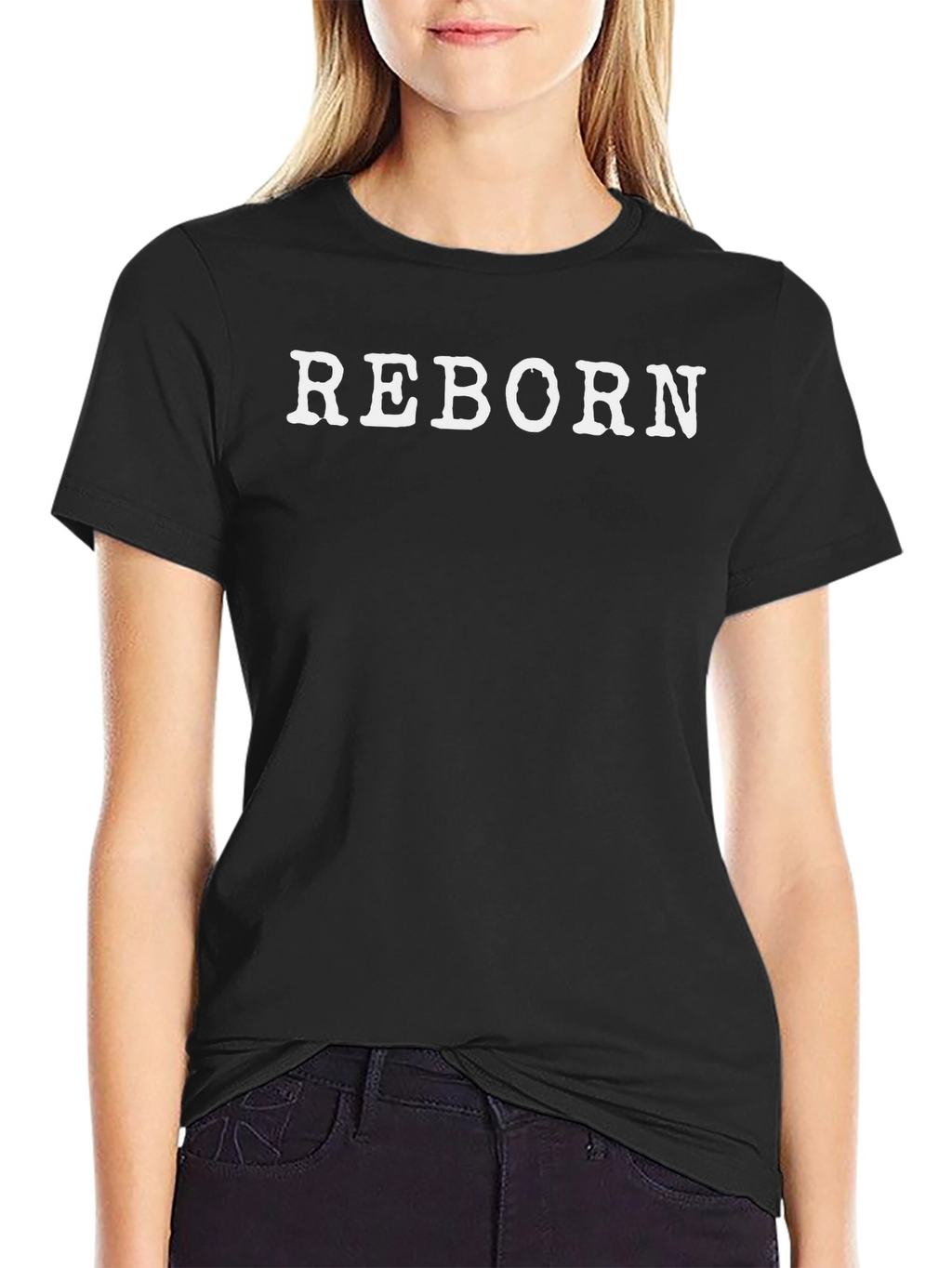 Reborn Graphic Tee - Classic Black T-Shirt