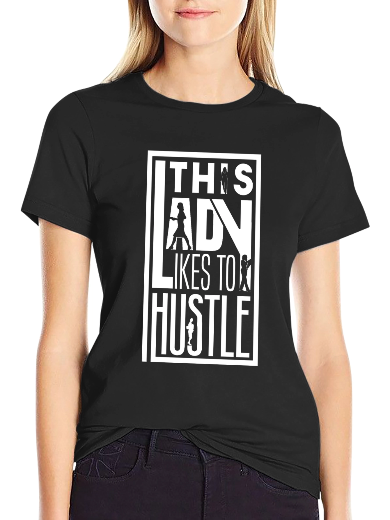 This Lady Likes To Hustle T-Shirt