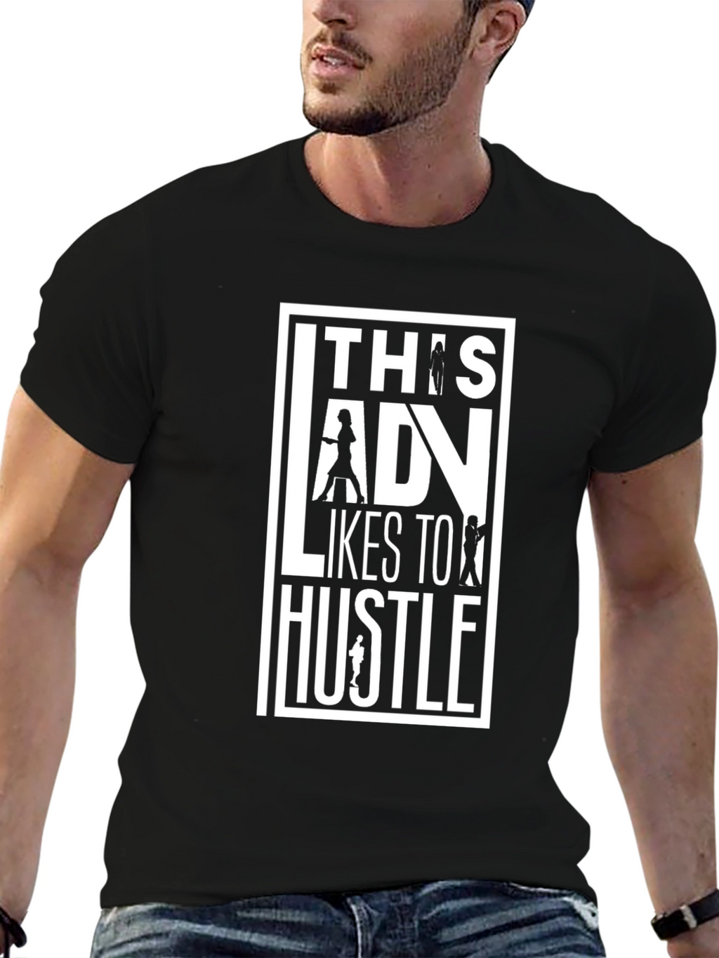 This Lady Likes To Hustle T-Shirt