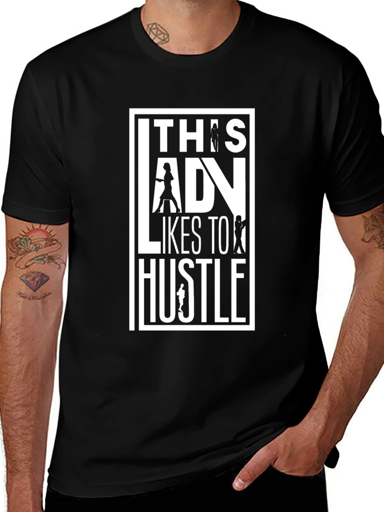 This Lady Likes To Hustle T-Shirt