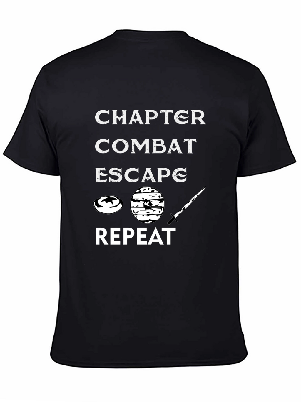 Chapter Combat Escape Repeat Graphic Tee