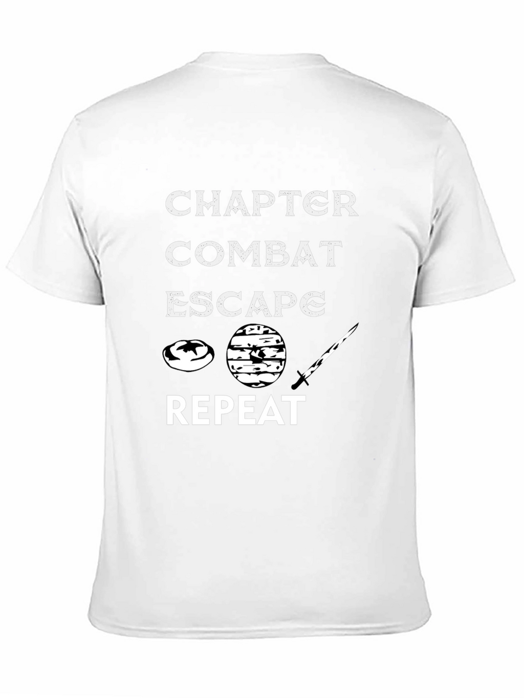 Chapter Combat Escape Repeat Graphic Tee