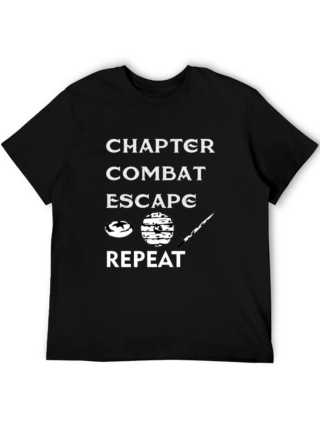 Chapter Combat Escape Repeat Graphic Tee