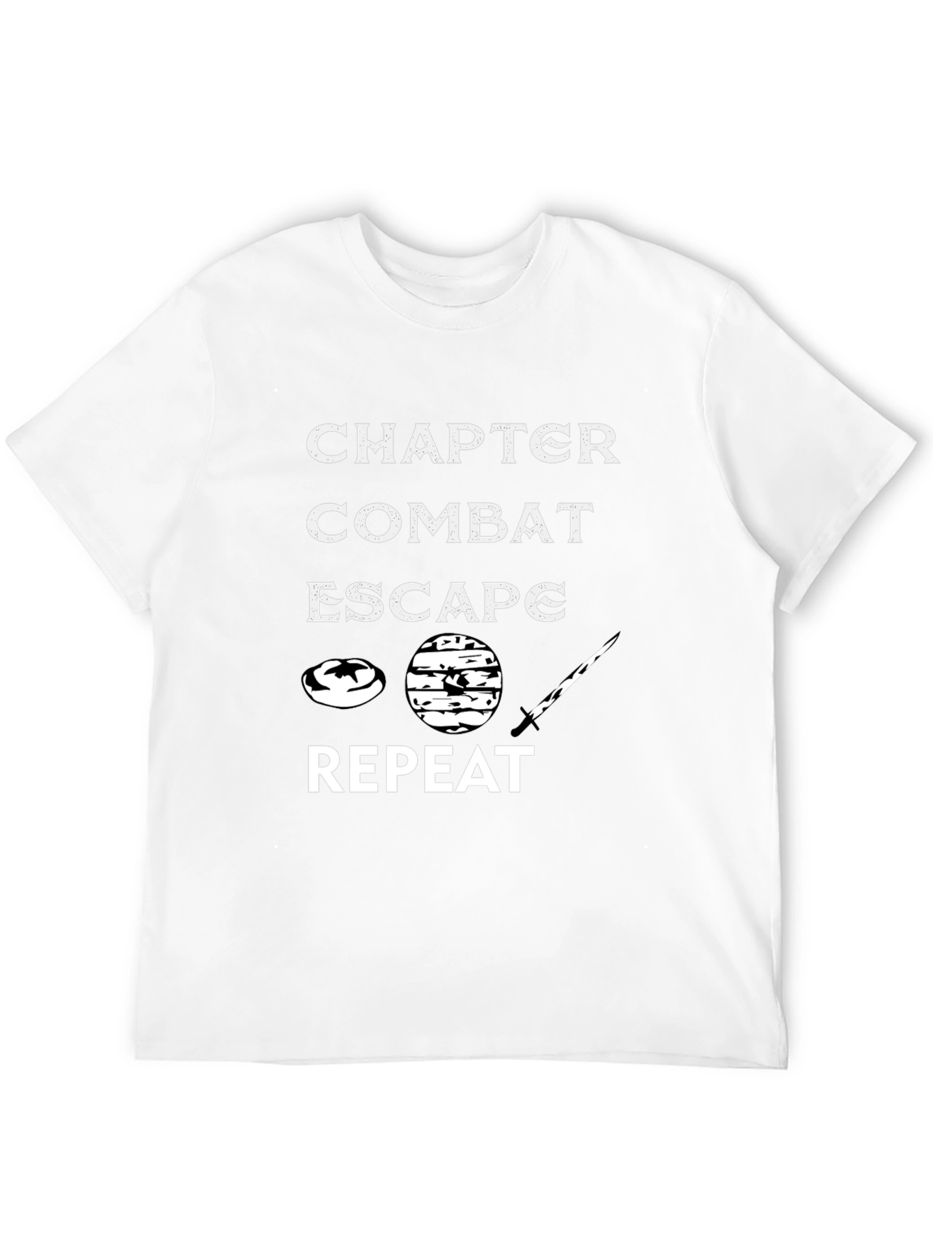 Chapter Combat Escape Repeat Graphic Tee