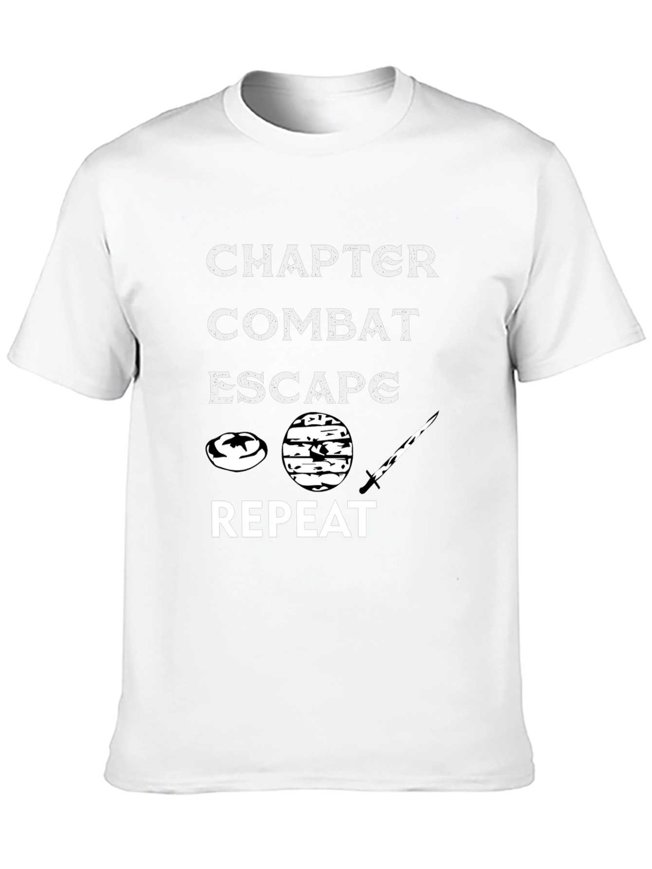 Chapter Combat Escape Repeat Graphic Tee