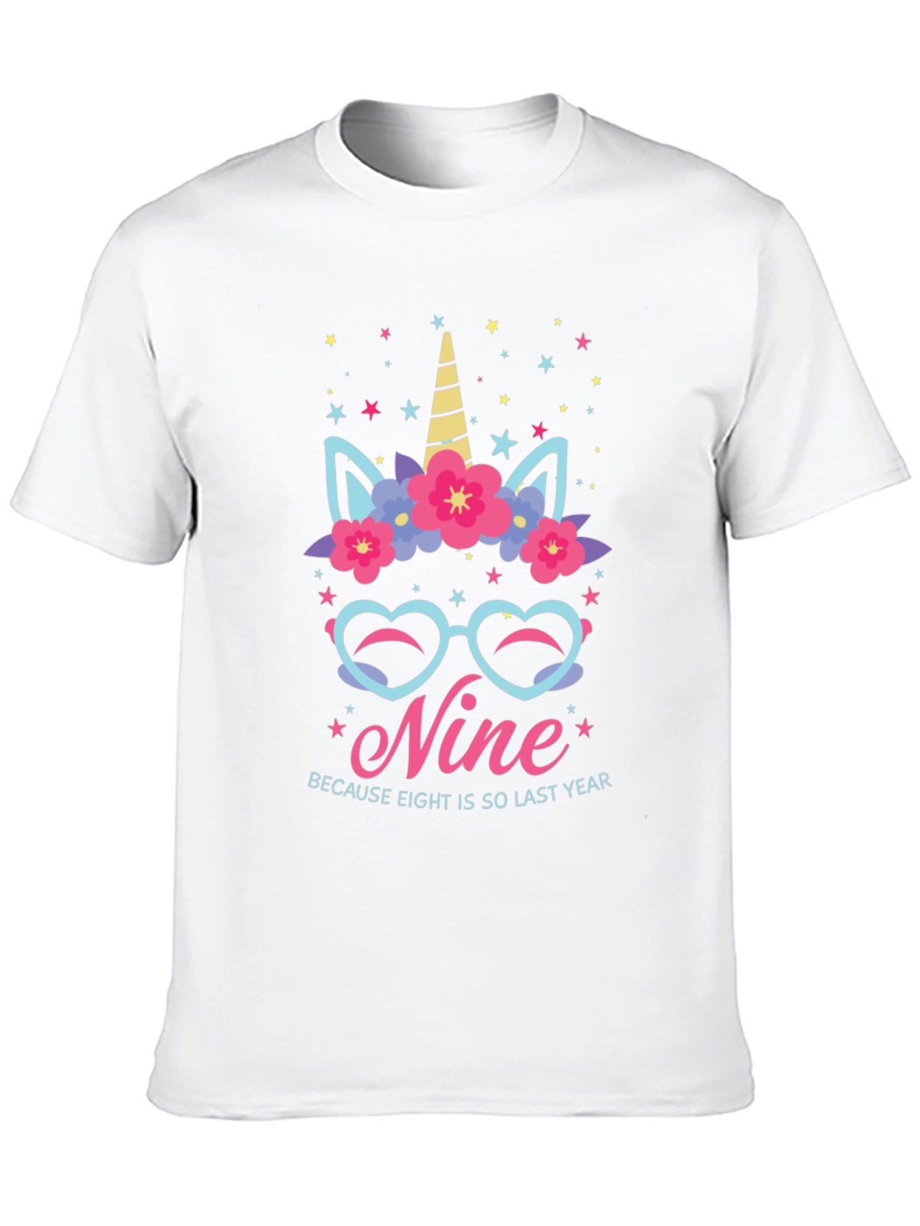 Nine Birthday Unicorn T-Shirt