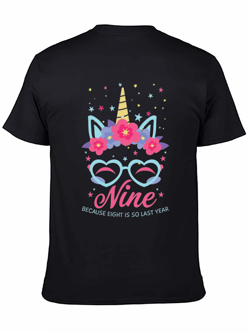 Nine Birthday Unicorn T-Shirt