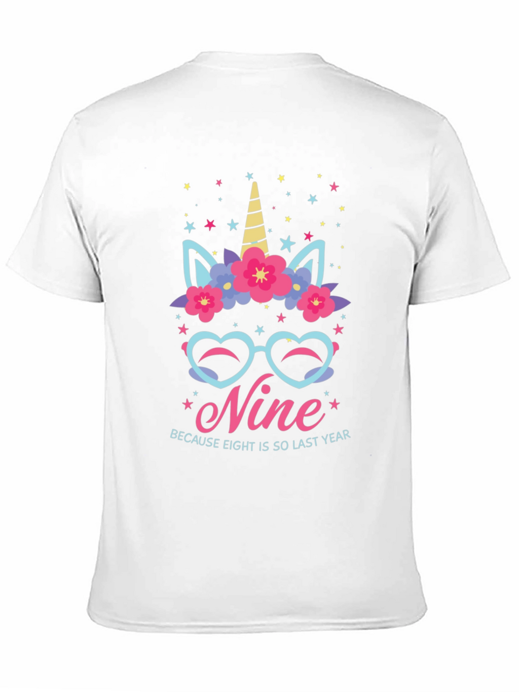 Nine Birthday Unicorn T-Shirt