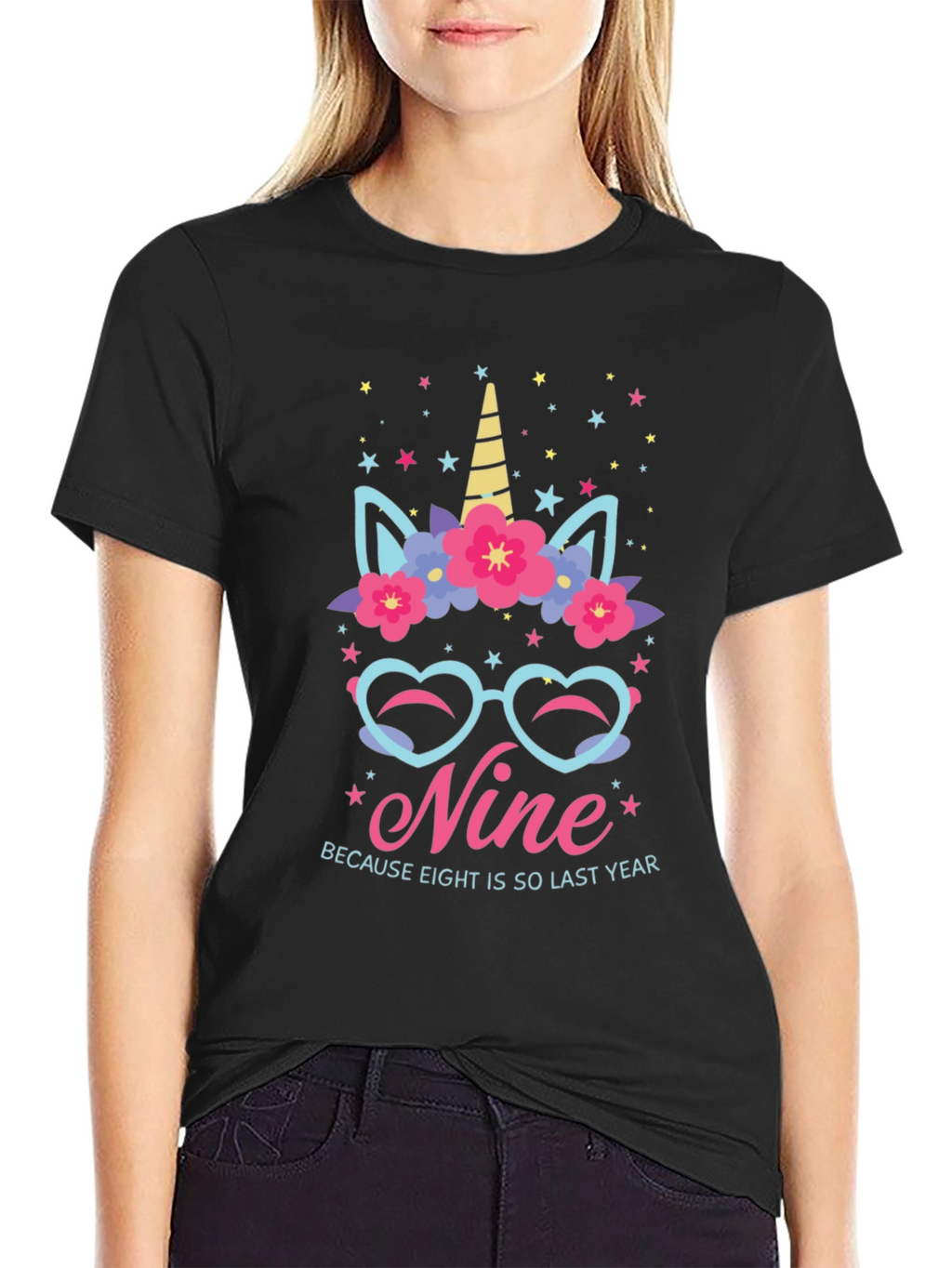 Nine Birthday Unicorn T-Shirt