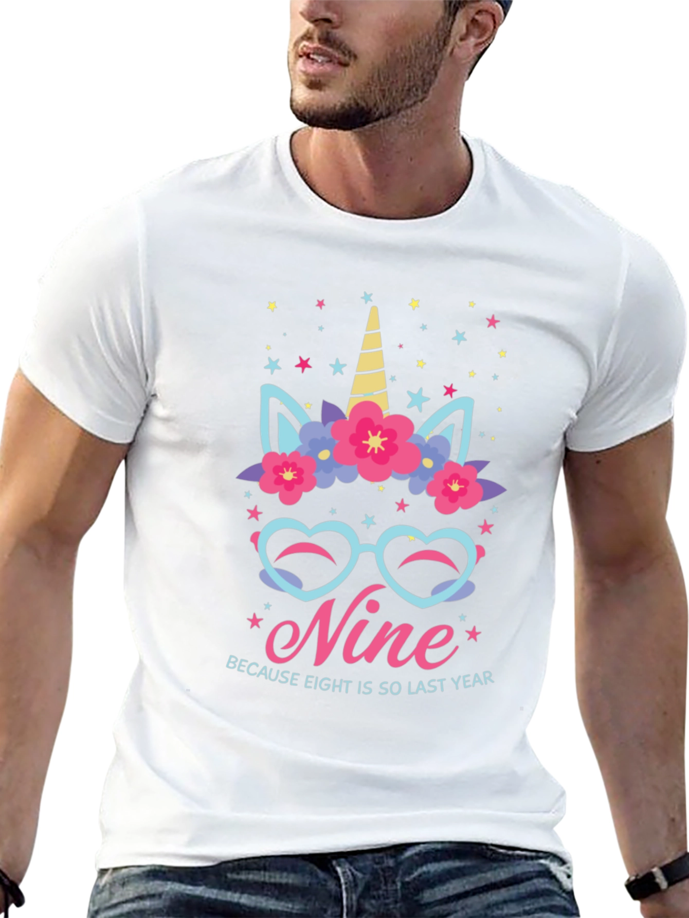 Nine Birthday Unicorn T-Shirt