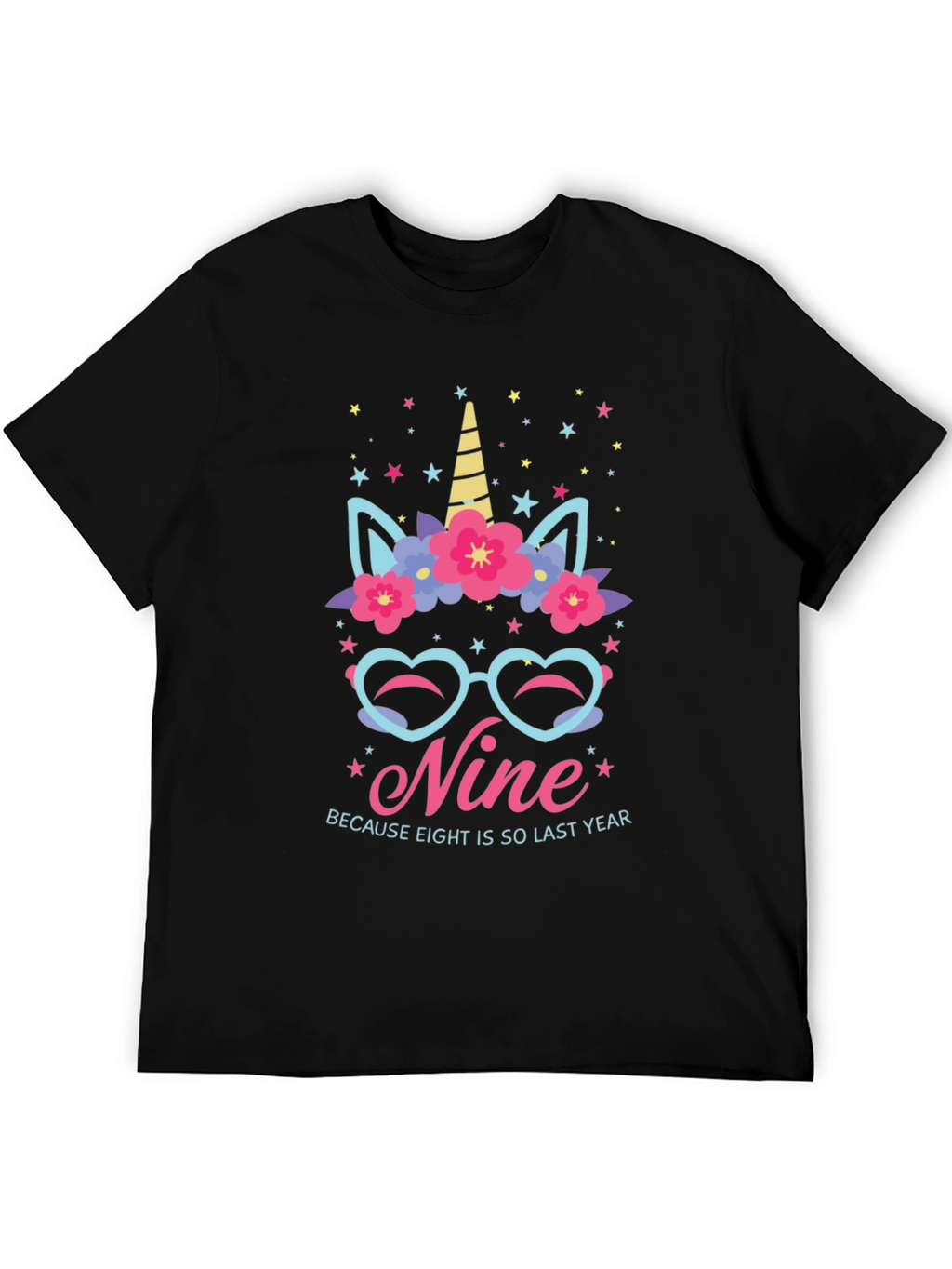 Nine Birthday Unicorn T-Shirt