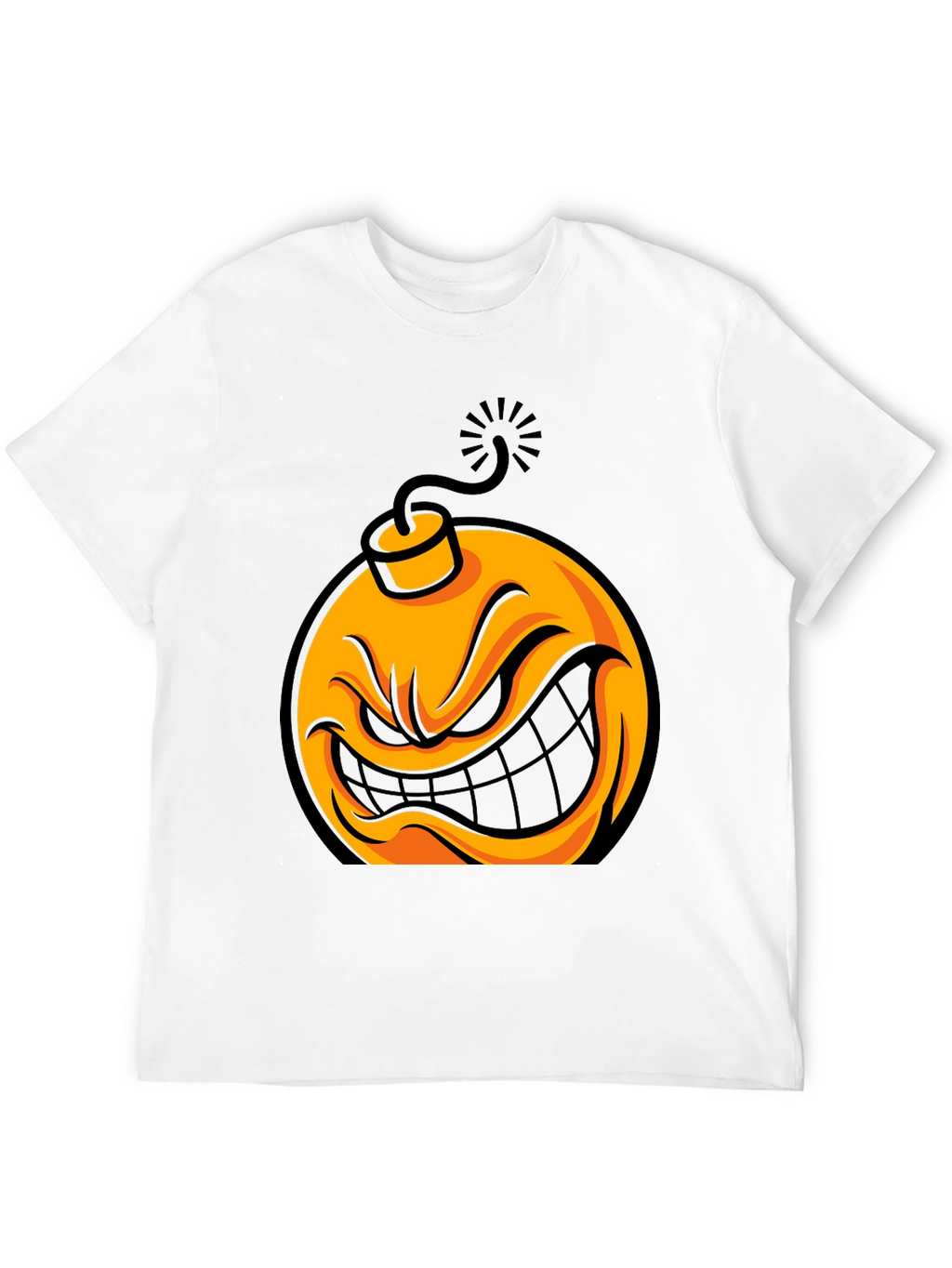 Angry Bomb Graphic T-Shirt - Mens Black Tee