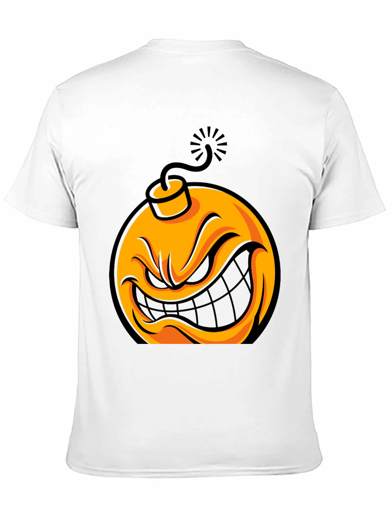 Angry Bomb Graphic T-Shirt - Mens Black Tee