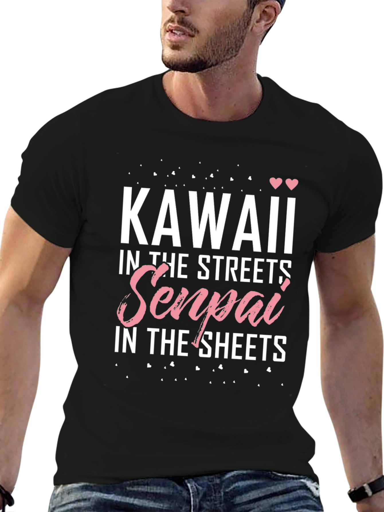 Kawaii Senpai Tee - Street Style Anime T-Shirt