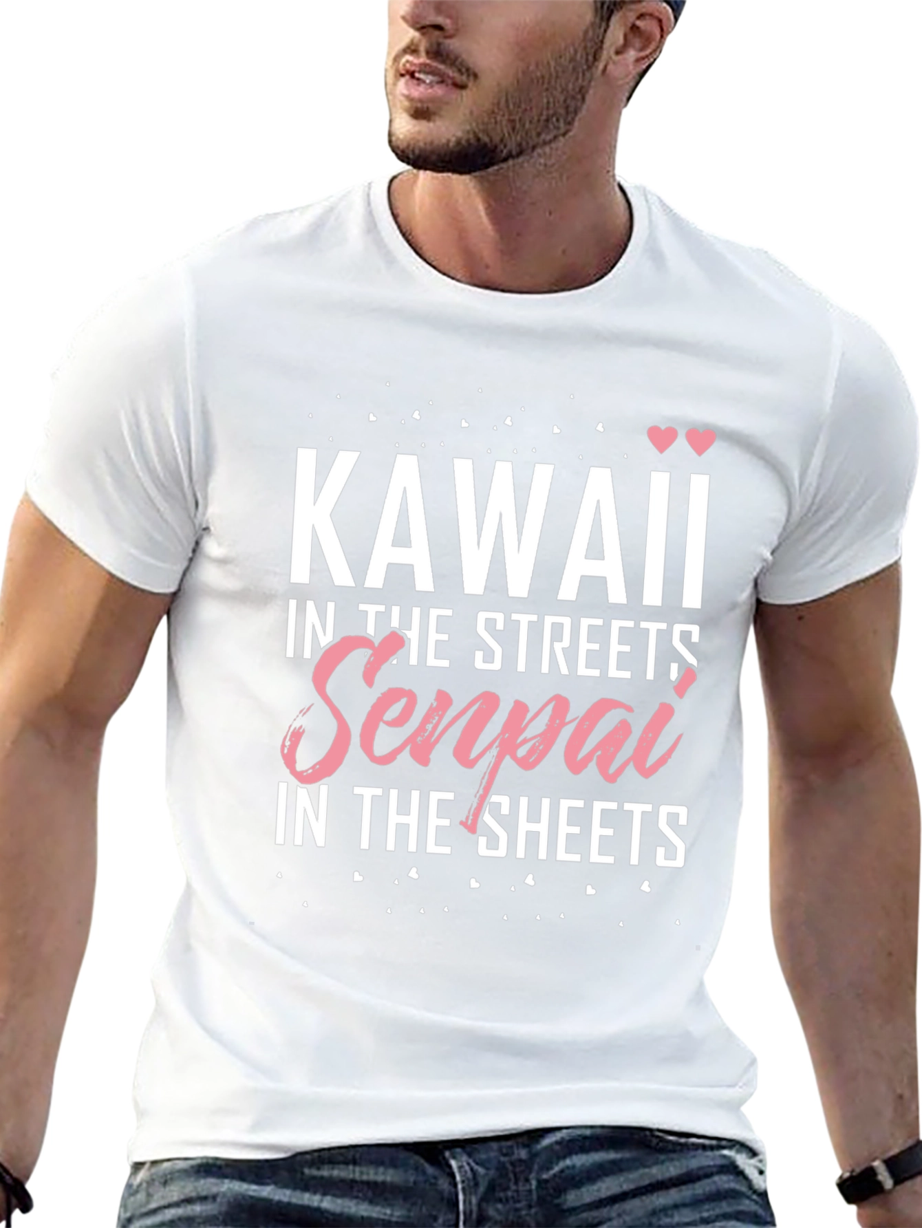 Kawaii Senpai Tee - Street Style Anime T-Shirt