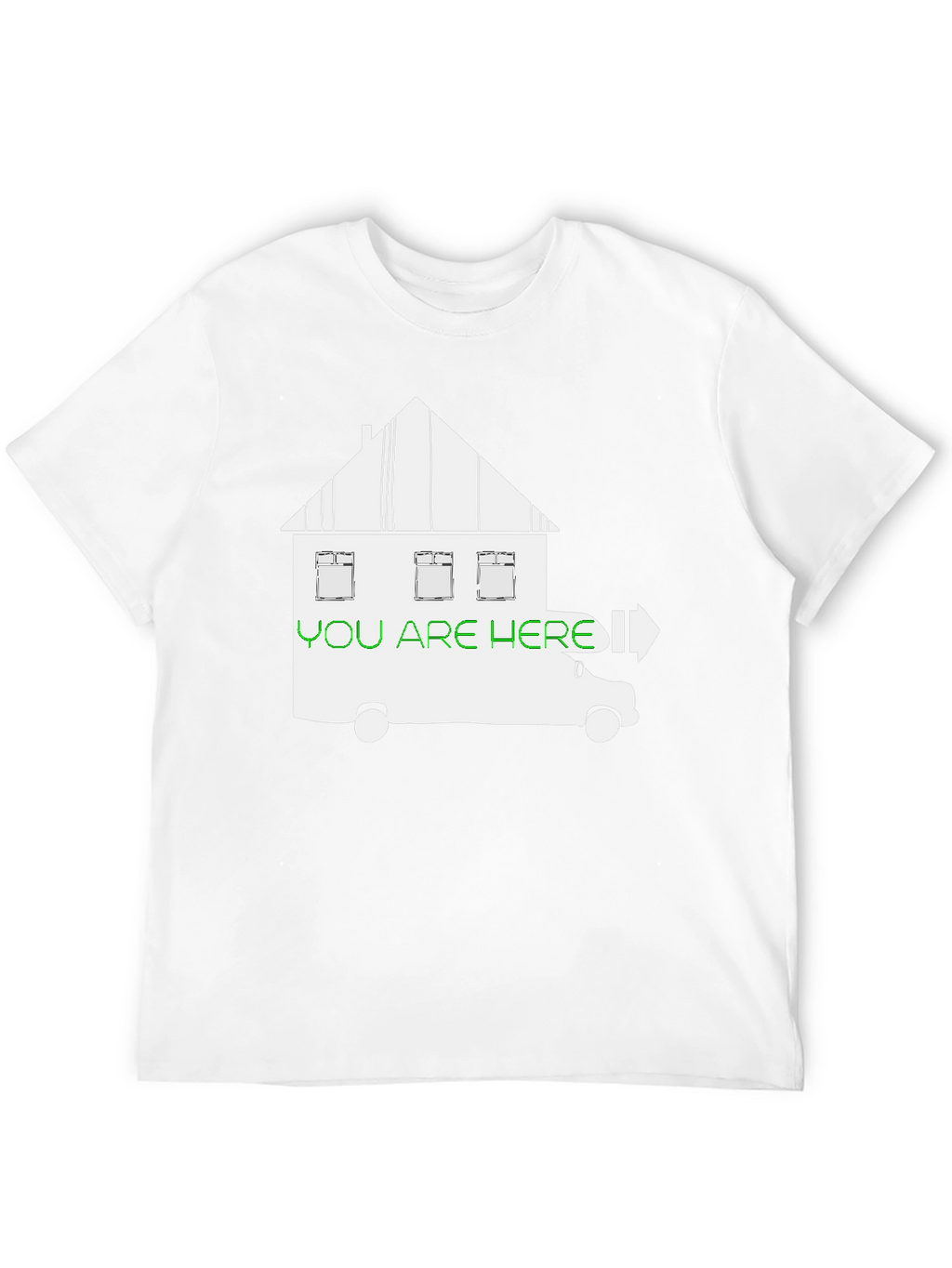 You Are Here T-Shirt - Moving House Humor