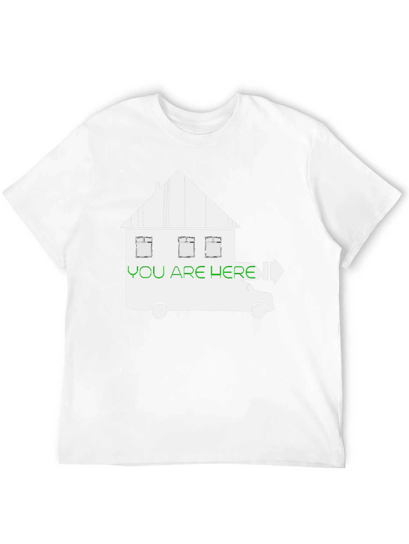 You Are Here T-Shirt - Moving House Humor