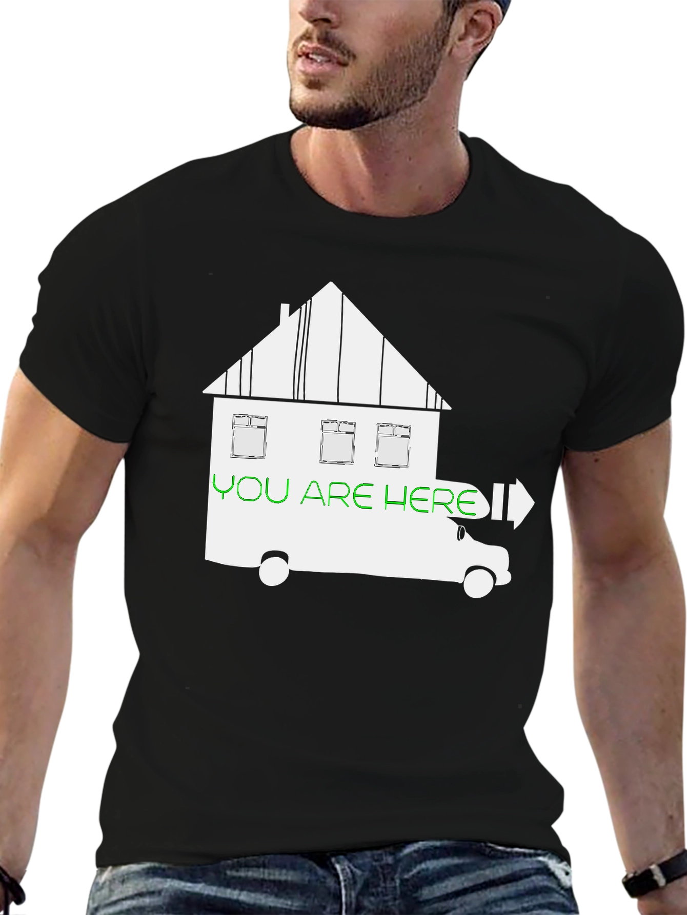 You Are Here T-Shirt - Moving House Humor