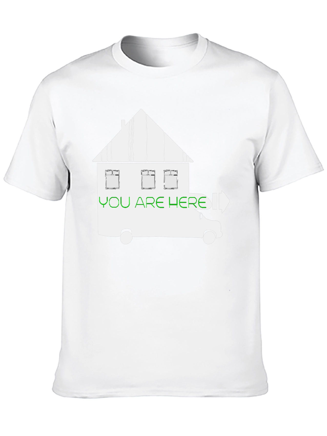 You Are Here T-Shirt - Moving House Humor
