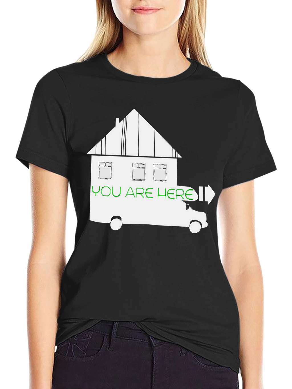 You Are Here T-Shirt - Moving House Humor