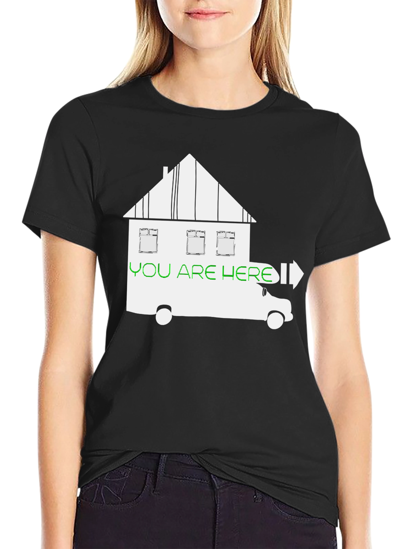 You Are Here T-Shirt - Moving House Humor