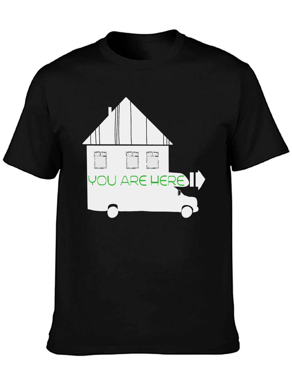 You Are Here T-Shirt - Moving House Humor