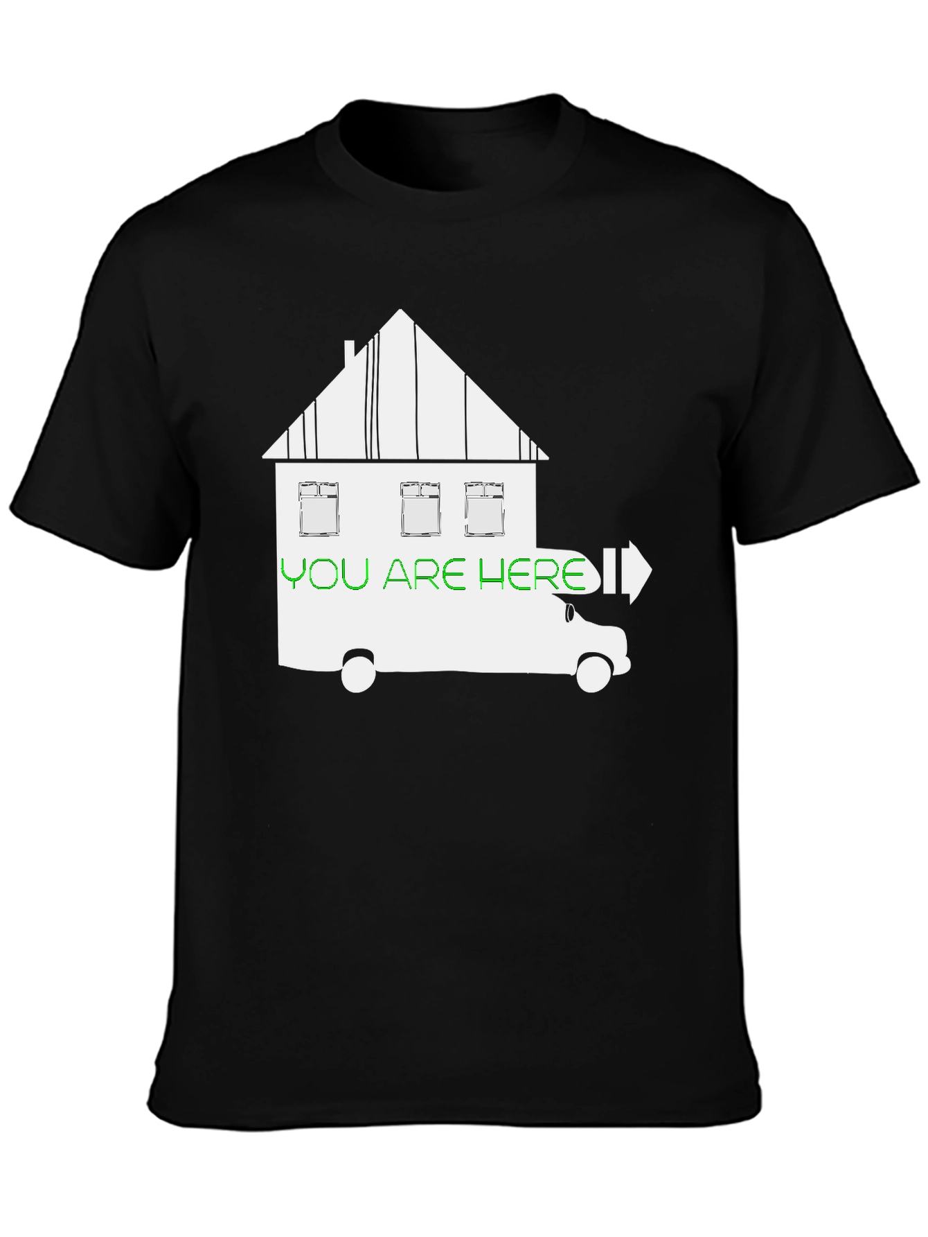 You Are Here T-Shirt - Moving House Humor