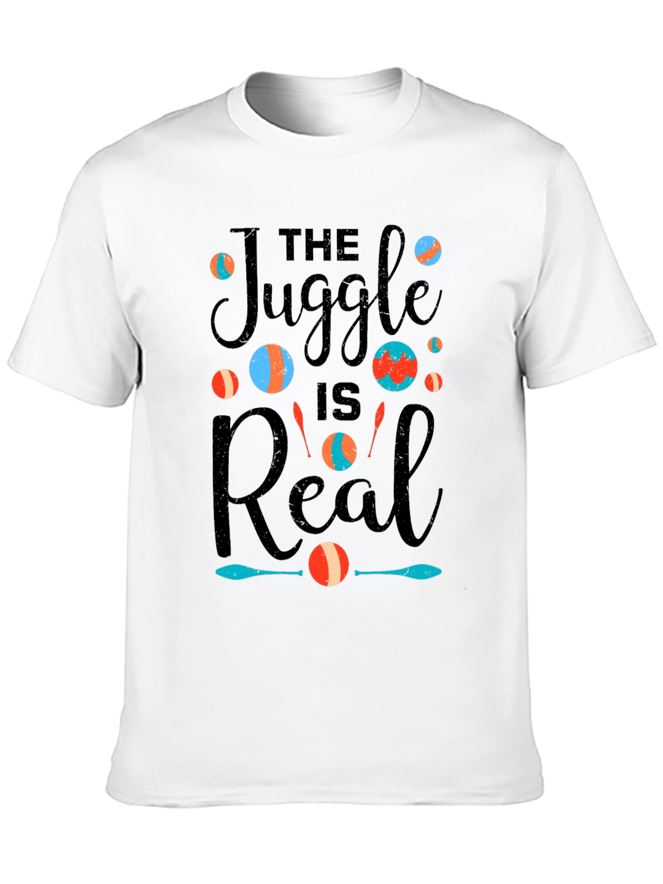 The Juggle is Real T-Shirt Juggling Design Tee