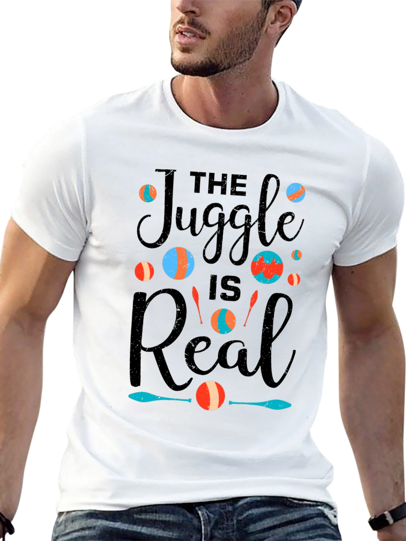 The Juggle is Real T-Shirt Juggling Design Tee