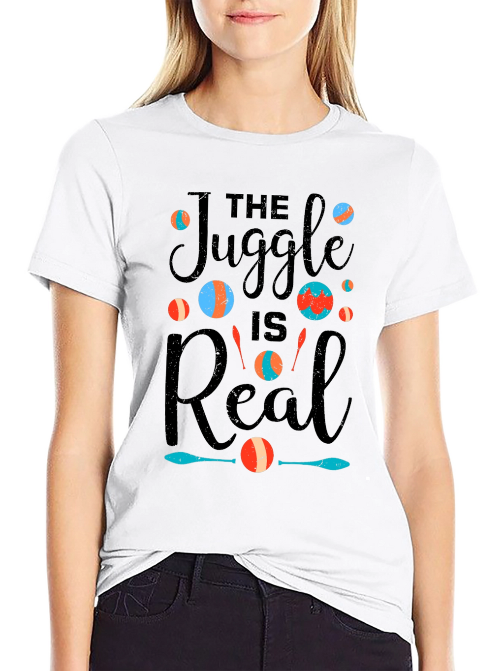The Juggle is Real T-Shirt Juggling Design Tee