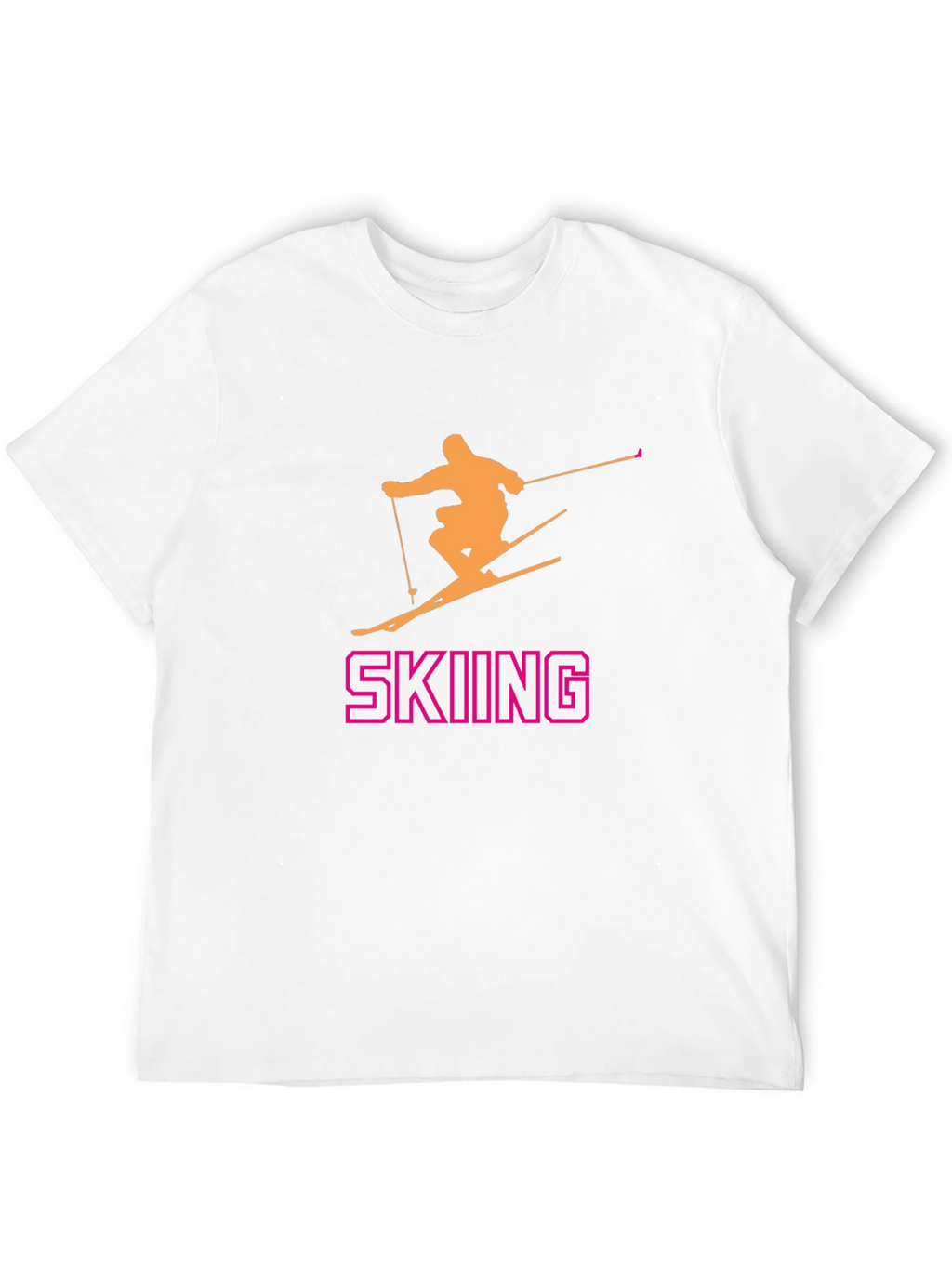 Skiing T-Shirt - Fun Sporty Design
