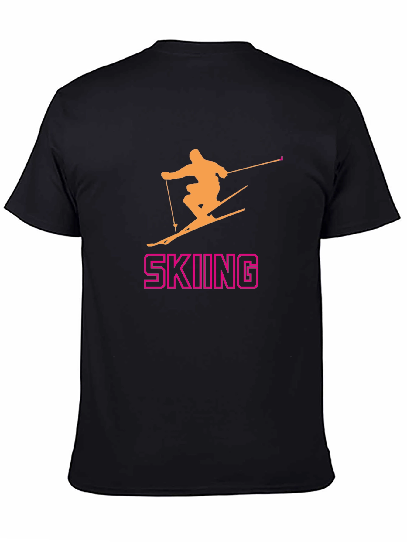 Skiing T-Shirt - Fun Sporty Design