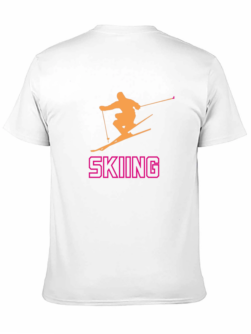Skiing T-Shirt - Fun Sporty Design
