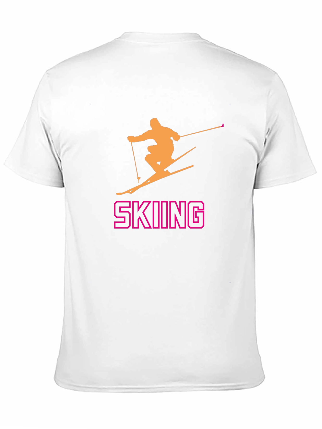 Skiing T-Shirt - Fun Sporty Design