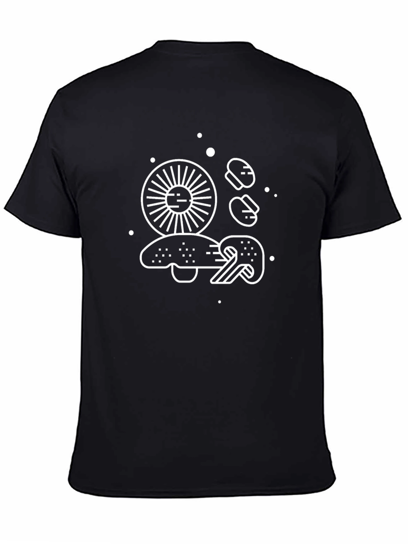 Mushroom Graphic T-Shirt - Modern Minimalist Design