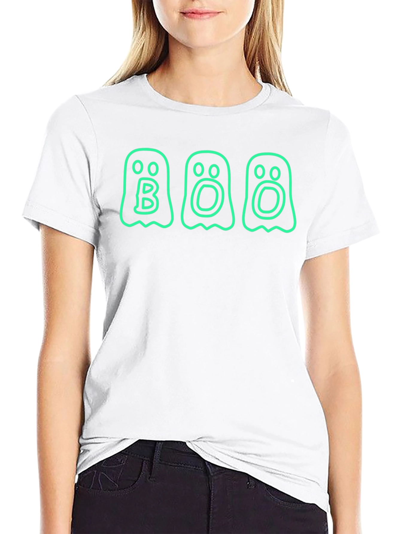 BOO Ghost T-Shirt - Halloween Apparel