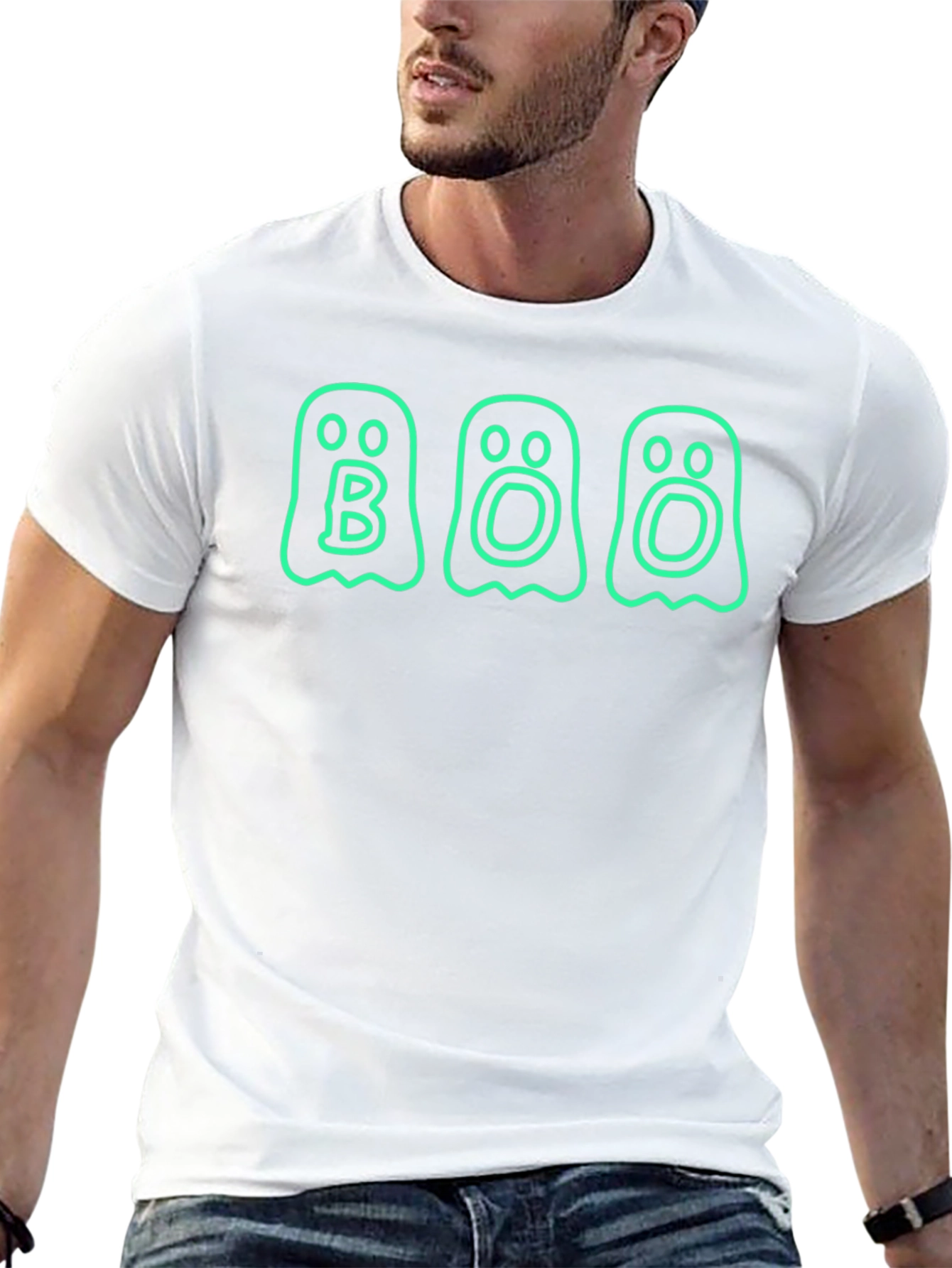 BOO Ghost T-Shirt - Halloween Apparel