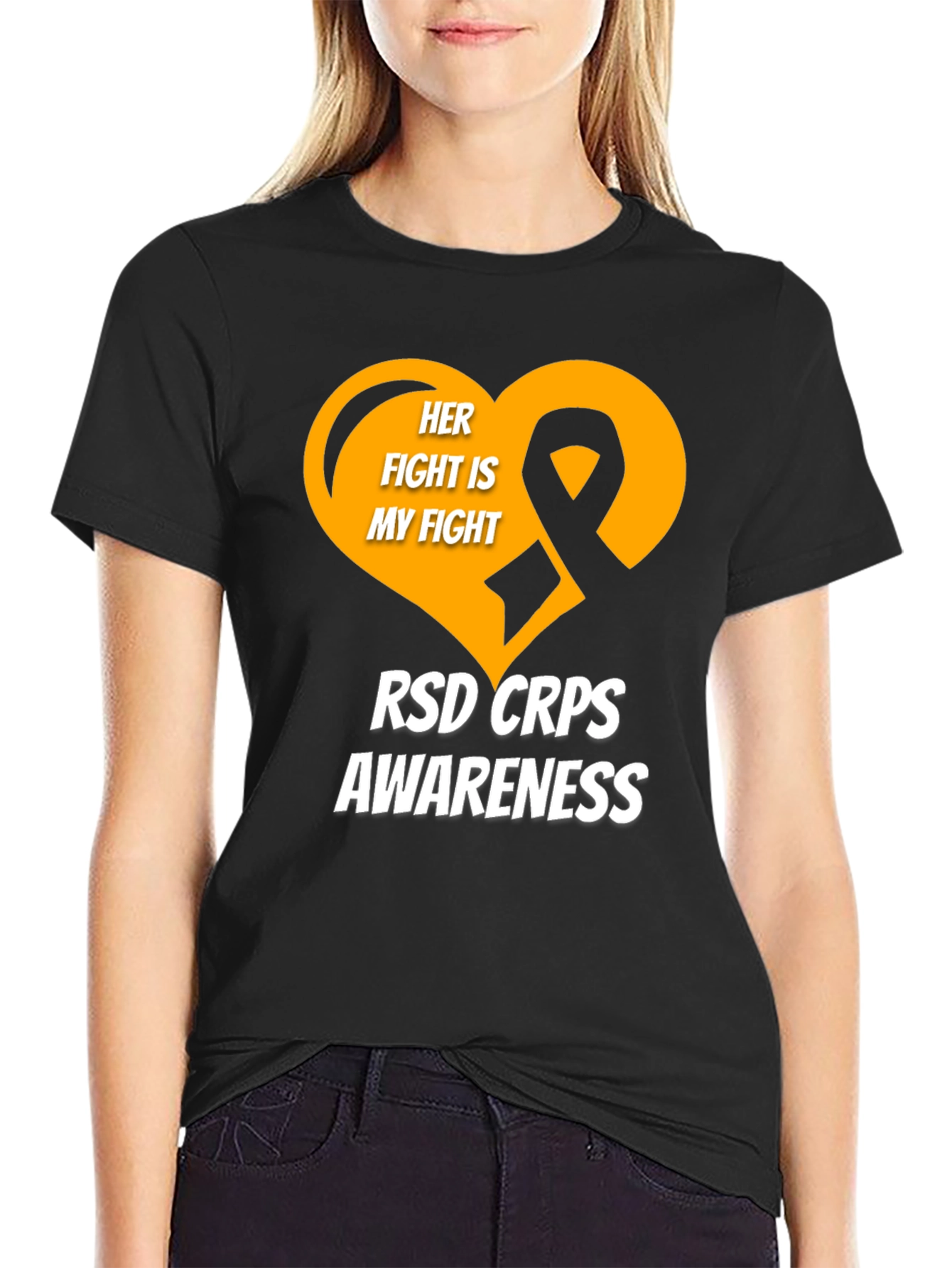 RSD CRPS Awareness T-Shirt - Her Fight Is My Fight