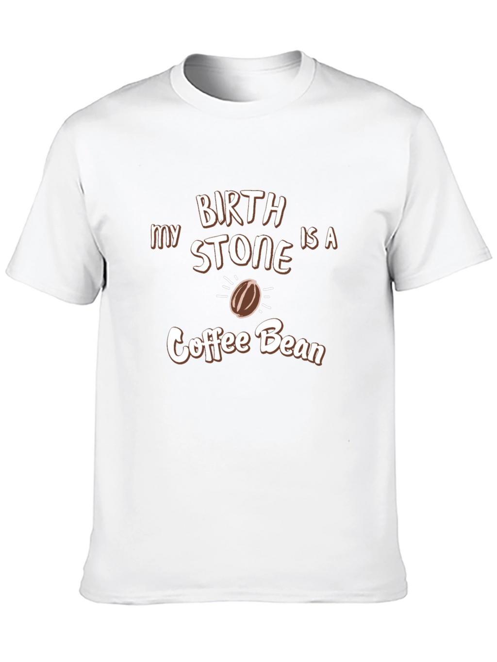 Coffee Bean Birthstone T-Shirt - Unisex Graphic Tee