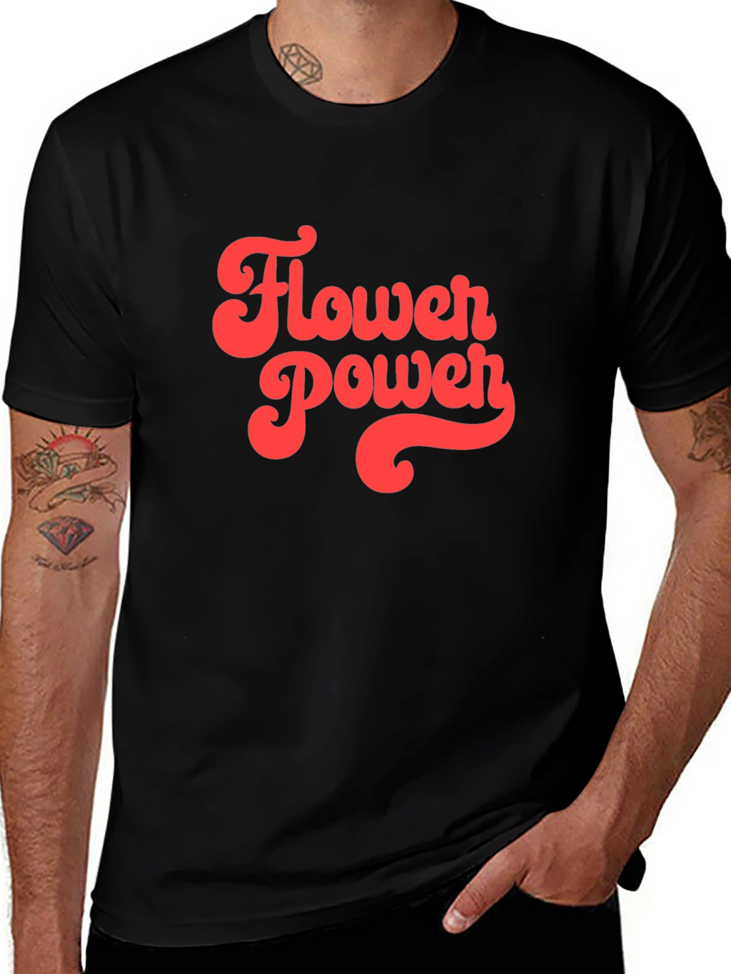 Flower Power Retro T-Shirt