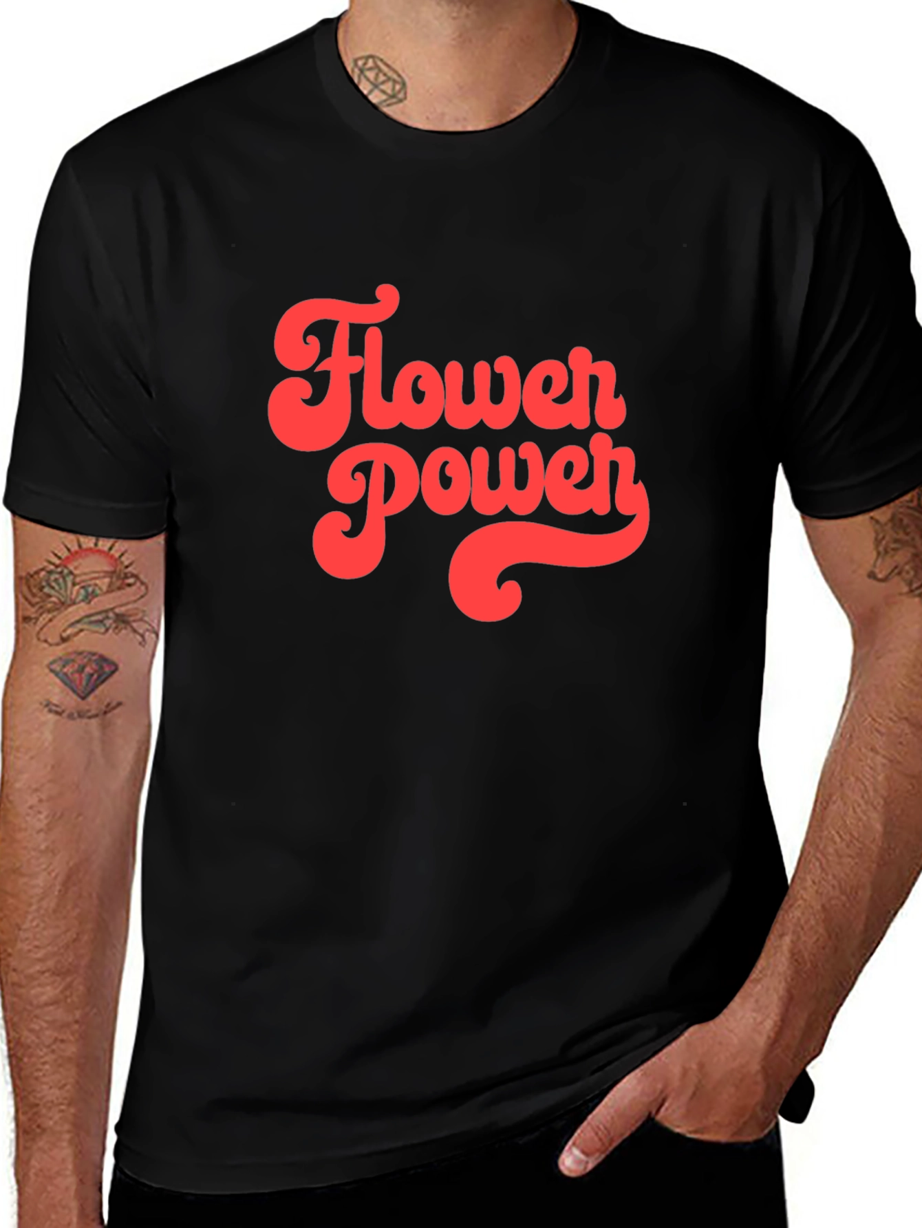 Flower Power Retro T-Shirt