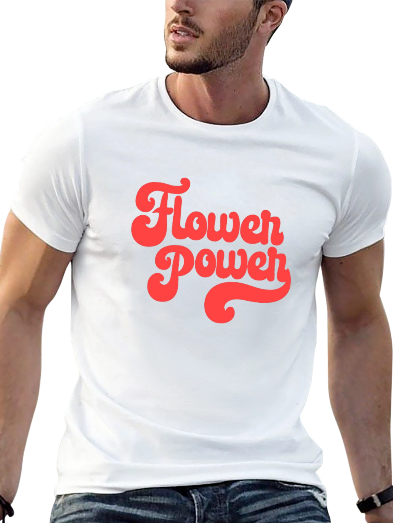 Flower Power Retro T-Shirt