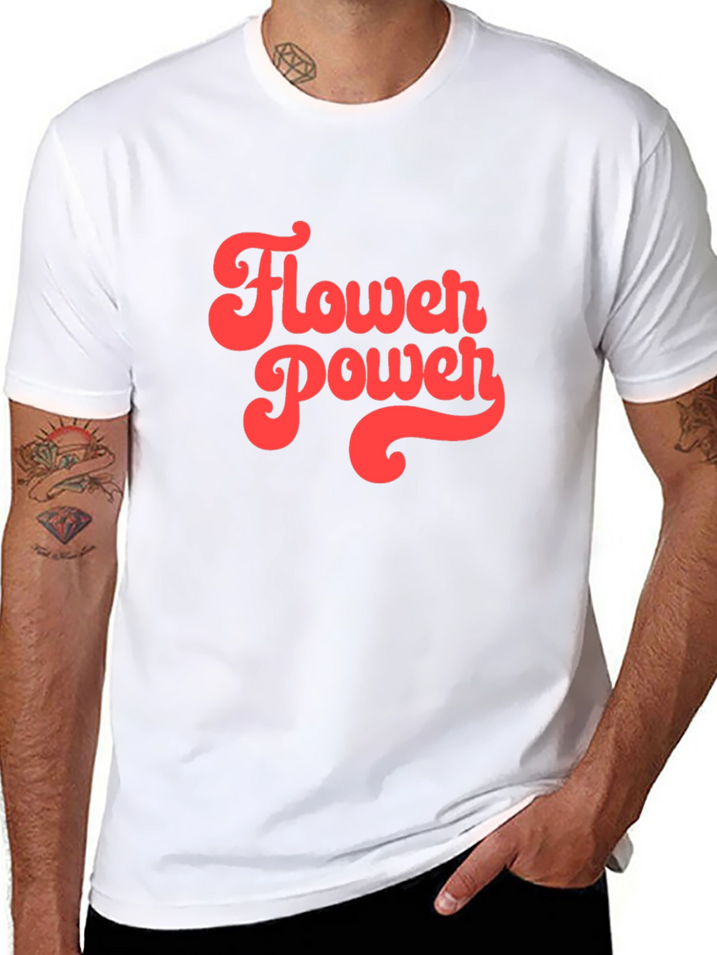 Flower Power Retro T-Shirt