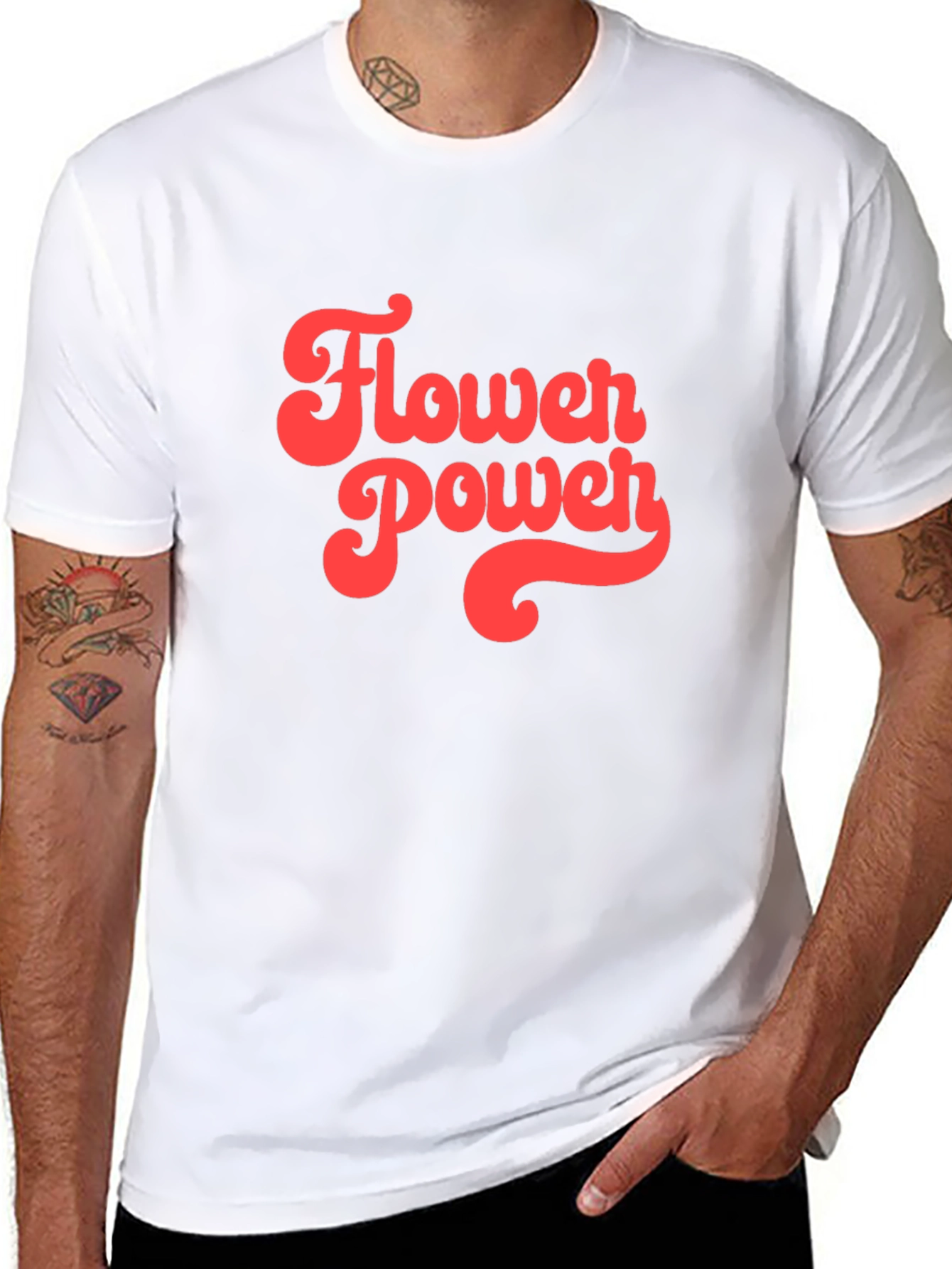 Flower Power Retro T-Shirt